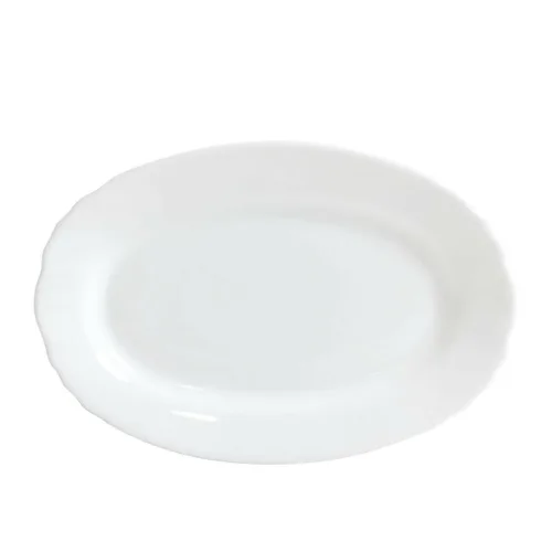 Vista 3 de Fuente de Cocina Bormioli Ebro Vidrio Ovalado 23 x 15,5 x 2,1 cm (24 Unidades)