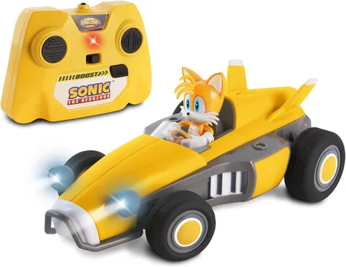 Vista 10 de NKOK Sonic Racing RC Car - Tails the Fox, 2.4GHz Turbo Boost, mayores de 6