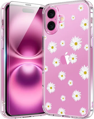 Vista 89 de bicol - Funda protectora a prueba de golpes para iPhone 15 Plus, funda delgada de acrílico transparente y diseños modernos para niña y mujer, 6.7