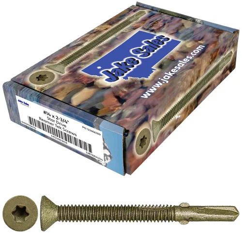 Vista 22 de Tornillos autoperforantes Reamer Tek Torx/Cabeza de estrella de madera a metal de 10x1-5/8 - para plataformas, remolques - cabeza de tornillo T-30