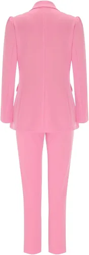 Vista 4 de Womens Dressy Suits Women Clothes Long Sleeve Blazer High Waist Fluorescent Suit Pencil Pants Women Casual Suit Pants