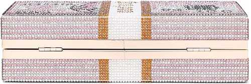 Vista 5 de Bolso de mano de dólar para mujer de Covelin bolso de mano de noche con diamantes de imitación