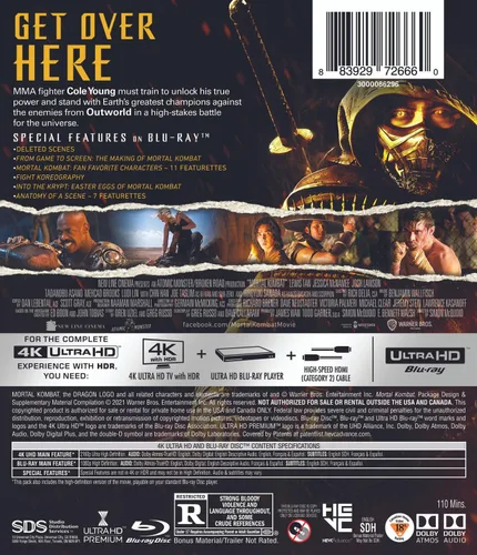 Vista 4 de Mortal Kombat (4K Ultra HD + Blu-ray)