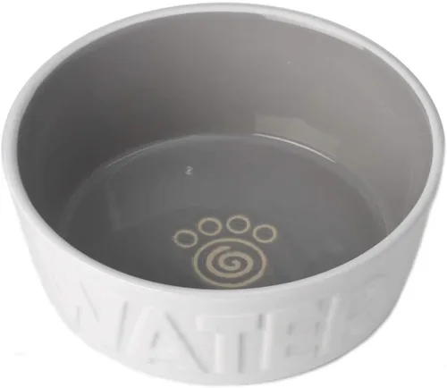 Vista 2 de PetRageous 14014 Back to Basics - Recipiente de agua para perros y microondas, apto para lavavajillas y microondas, 6 pulgadas de diámetro, 2.25