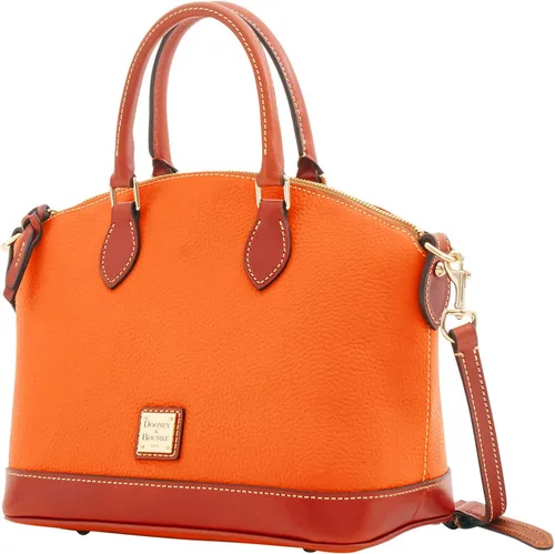 Vista 2 de Dooney & Bourke Bolsa de darcy de grano de guijarro, Naranja
