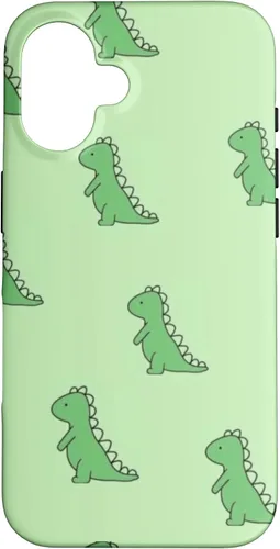 Vista 32 de Lindo dinosaurio verde bebé Dino TRex en verde para mujeres y niñas caso para iPhone 17