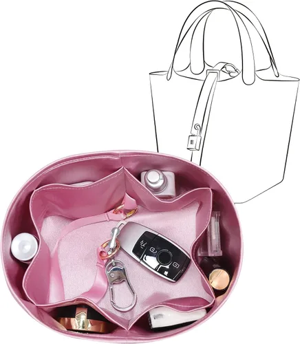 Vista 14 de Se adapta a Picotin 18 bolsas, inserto organizador de bolso de seda de alta calidad, suave al tacto y ligero, organizador de lujo con caja de regalo