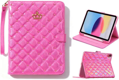 Vista 5 de Funda para iPad (A16) de 11ª generación de 11 pulgadas 2025 / iPad de 10ª generación de 10.9 pulgadas 2022, [Soporte para lápiz incorporado] Funda