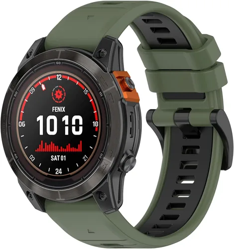 Vista 9 de Compatible con Garmin Epix Pro - Correas de repuesto de silicona para reloj Fenix 7 para mujeres y hombres, correas de repuesto para Garmin Fenix