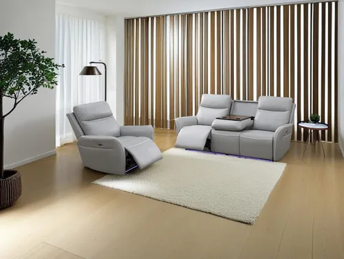Vista 37 de Juego de sofá reclinable eléctrico, seccional de cuero transpirable beige, juego de muebles de sala de estar, 2 piezas, sofá reclinable eléctrico