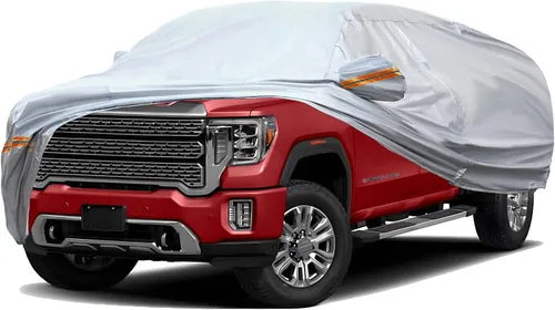 Vista 18 de TUCAREST - Funda de auto completa de 6 capas de alta calidad, diseño de cremallera de carcasa dura, impermeable, resistente a la intemperie