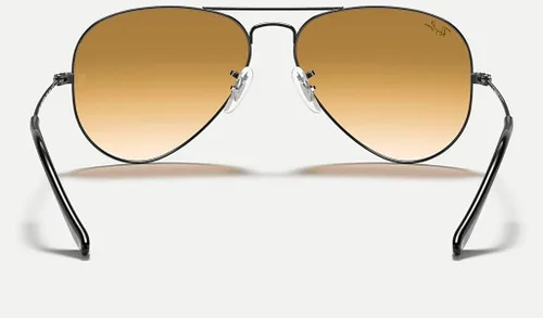 Vista 7 de Ray-Ban RB3025 - Lentes de sol de aviador de metal para hombre y mujer + paquete con kit de cuidado de gafas iWear de diseñador