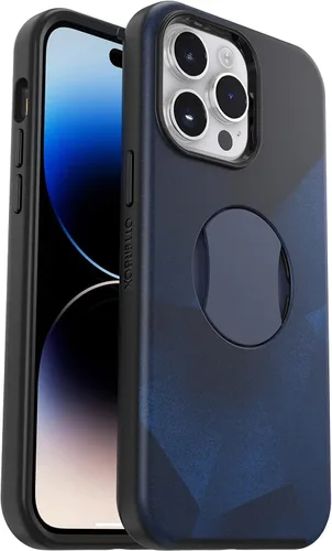 Vista 3 de OtterBox OTTERGRIP Symmetry Series - Funda para iPhone, embalaje no minorista (negro, iPhone 14 Pro Max)