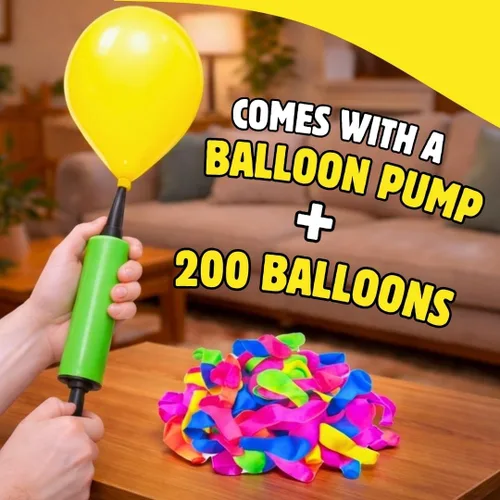 Vista 6 de Wack A Balloon Pop Game para niños y familias, juego interactivo de mesa