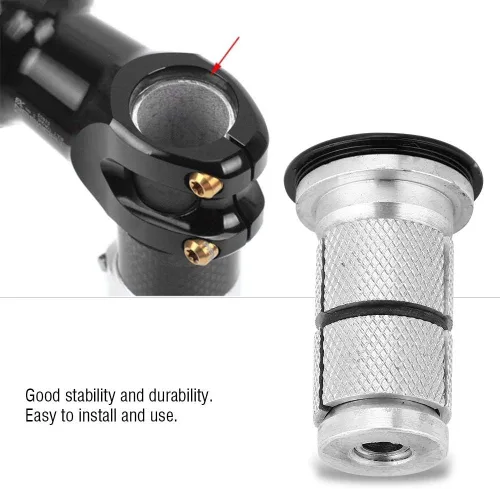 Vista 4 de VGEBY Enchufe para auriculares, tenedor de aleación de aluminio expandido de auriculares Top Key Expander para Mountain Road