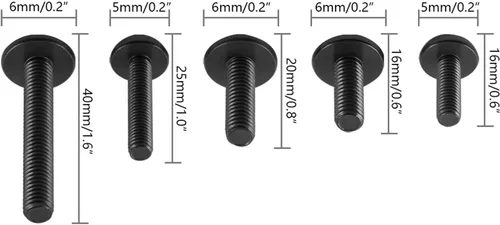 Vista 7 de 177PCS Kit de carenado de motocicleta Tornillos de aluminio para parabrisas de motocicleta M5 M6 Reemplazo de tornillos para parabrisas