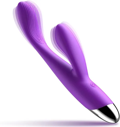Vista 10 de Juguetes sexuales para adultos para mujeres, vibrador de punto G del clítoris con 10 potentes modos de vibración, estimulador del pezón