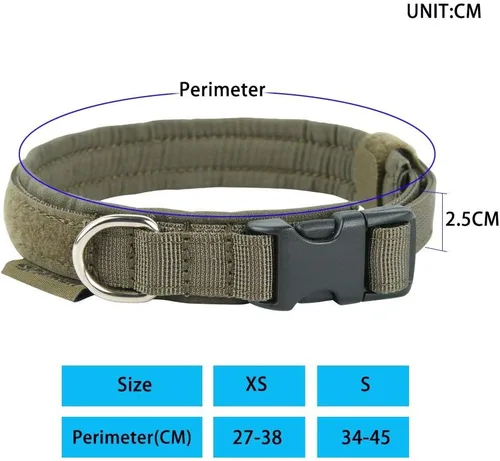 Vista 2 de Collar para perro de tamaño XS de nailon ajustable sin tirones para perro, arnés para perro pequeño con acolchado