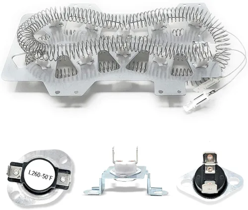 Vista 7 de Kit de elementos calefactores para secadora Samsung - Reemplazo de fusible térmico y termostato