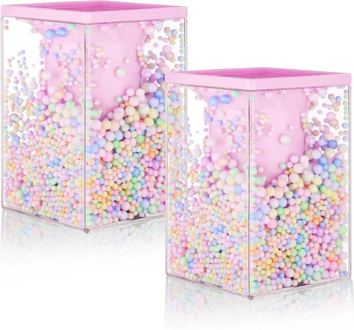 Vista 13 de Zonon 2 soportes para bolígrafos de burbujas para escritorio, lindo organizador de brochas de maquillaje y portalápices con un divertido diseño