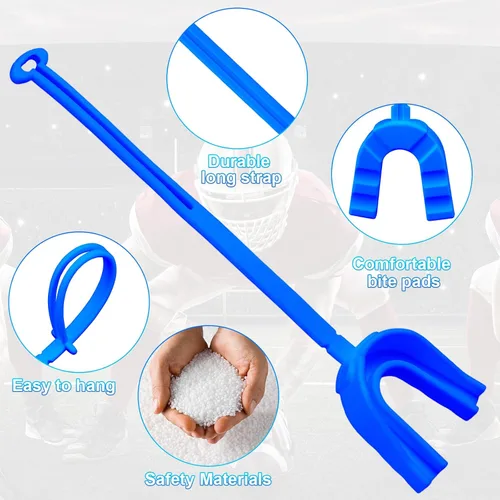 Vista 2 de ARGOMAX Protector bucal para deportes, hockey, lacrosse, béisbol, lucha libre, protección resistente y ajuste personalizado, protector bucal