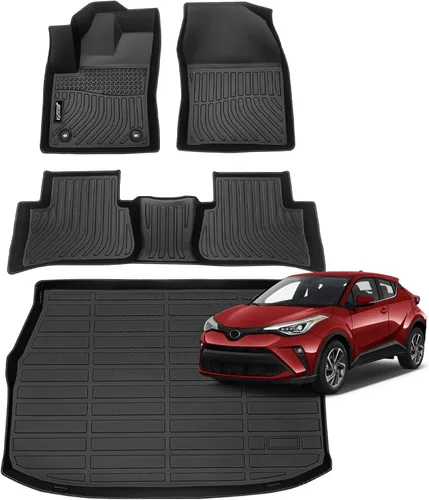 Vista 110 de Juego completo de tapetes de auto para todo tipo de clima, revestimiento automotriz para piso y maletero