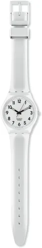 Vista 2 de Swatch Gent BIOSOURCED JUST Reloj de cuarzo suave blanco, Blanco, Reloj de cuarzo