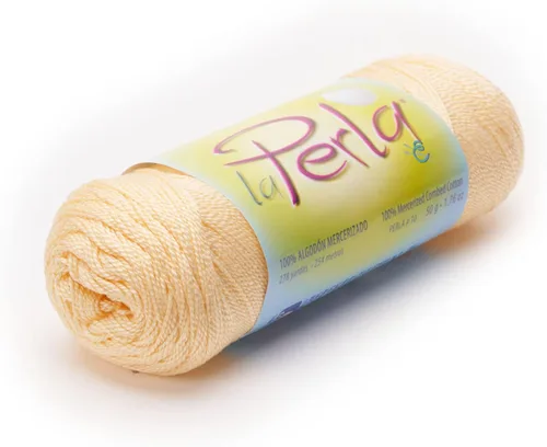 Vista 13 de LA Perla de Omega - Hilo Perle 100% algodón mercerizado ideal para ganchillo fino - Color: 01 - Blanco 601