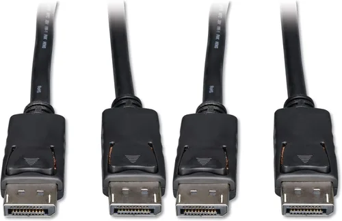 Vista 9 de TRIPP LITE Cable DisplayPort con pestillos (M/M), DP a DP, 4K x 2K, 6 pies (P580-006), negro