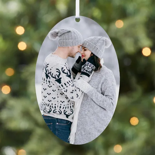 Vista 13 de Adorno de Navidad personalizado de Let's Make Memories - Sube tu foto - Adorno navideño conmemorativo 2025 para familia, pareja, amigo - Foto