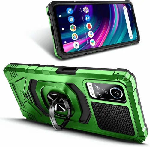 Vista 2 de NZND Funda para BLU G91 Max con protector de pantalla de vidrio templado (cobertura máxima), protección de cuerpo completo [grado militar], funda