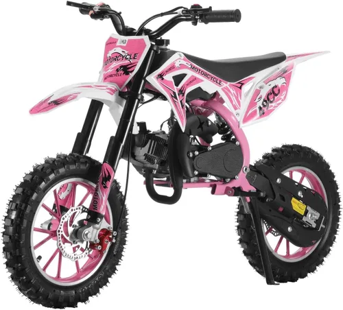 Vista 16 de 50cc 2-Stroke Dirt Bike for Kids 6-14 - 30MPH Gas Powered Mini Motorcycle Blue