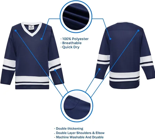 Vista 39 de EALER H400 Series Blank Ice Hockey Practice Jersey League Jersey Team Jersey