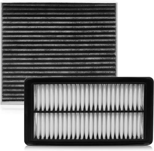 Vista 70 de Filtro de aire de cabina de motor de peine para Hyundai Accent 1.6L L4 2017 2016 2015 2014 2013 2012 Gris carbón