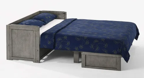 Vista 5 de NIGHT & DAY Furniture Murphy Cube - Cama de armario (gris rural, Queen)