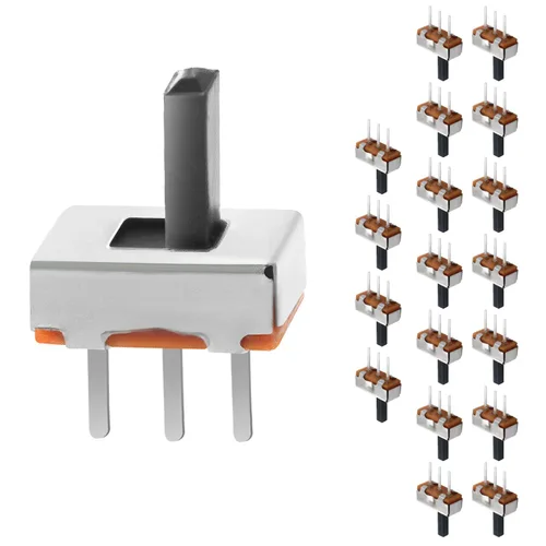 Vista 7 de CYT1107 - Interruptor deslizante vertical de 0.197 in de alto, 2 pines, 2 posiciones, panel SPDT 1P2T (paquete de 20)