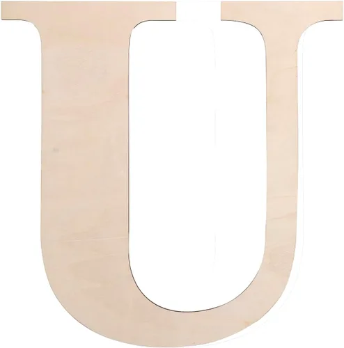 Vista 17 de Letra de madera de 12 pulgadas, letras de madera para decoración de pared, letras de madera sin terminar en blanco de 1/5 pulgadas para decoración