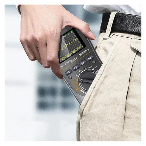 Vista 2 de ET828Pro 6000Counts 2 In1 Oscilloscope Multimeter Signal Generator