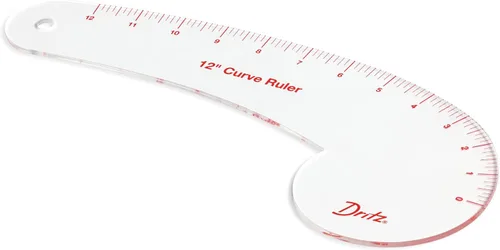 Vista 4 de Dritz Regla curva de 12" para patronaje, transparente