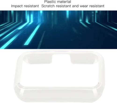 Vista 3 de Funda protectora para reloj inteligente, funda de reloj inteligente, accesorio profesional de plástico para arañazos compatible con reloj FIT 2
