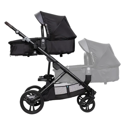 Vista 5 de Baby Trend - Segundo asiento para cochecito individual a doble Morph, negro (Dash Black)