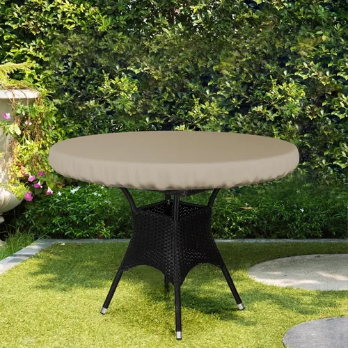Vista 4 de Covers & All Cubierta para Mesa Redonda, 12 Oz Impermeable Resistente a UV y Clima, Cubierta de Mesa de Exterior para Muebles de Patio al Aire Libre