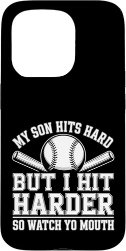 Vista 14 de My Son Hits Hard But I Hit Harder So Watch Yo Mouth - Case for iPhone 16