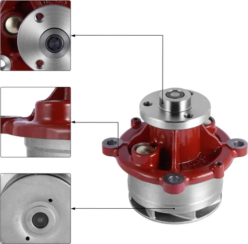 Vista 2 de AULINK 02937441 Bomba de agua 04500930 04259548 04206613 04205929 para Deutz TCD2013 TCD2012 108 118 128 120 130 150 175 BF4 M1012 , Volvo EC210