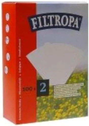 Vista 2 de Filtropa 8610 filtros de café #1-1 caja (100 unidades), talla única, color blanco