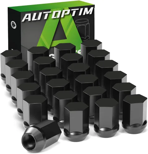 Vista 11 de AUTOPTIM Tuercas negras 9/16-18 – Reemplazo para Dodge Ram 1500 2002-2010, Dodge Durango 2004-2009, 20 piezas de altura de 1.54 pulgadas, hexagonal