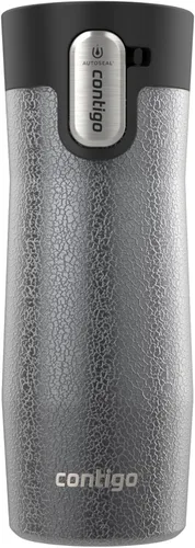 Vista 26 de Contigo AUTOSEAL West Loop - Taza de viaje de acero inoxidable aislada al vacío con tapa fácil de limpiar, 12 onzas, arándano