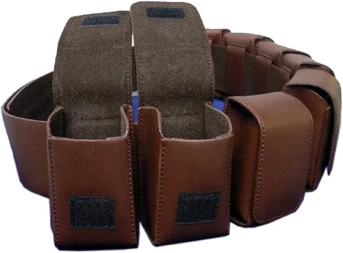 Vista 4 de Cinturón + Bolsas OEM (XL), Marrón