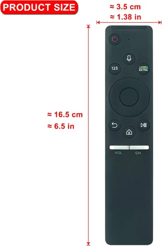 Vista 3 de Control remoto de voz de repuesto para Samsung TV BN59-01241A UN43KU7500 UN43KU7500F UN43KU7500FXZA UN49KU7500 UN49KU7500F UN49KU7500FXZA UN55KU7500