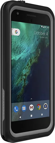 Vista 4 de Lifeproof FRĒ SERIES Funda resistente al agua para Google Pixel (versión de 5" únicamente), color negro/gris oscuro